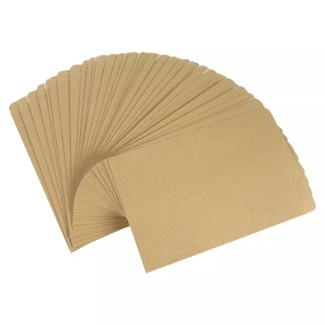 50 Pcs Paper Gift Holder Mailing Envelopes Kraft Invitation Card