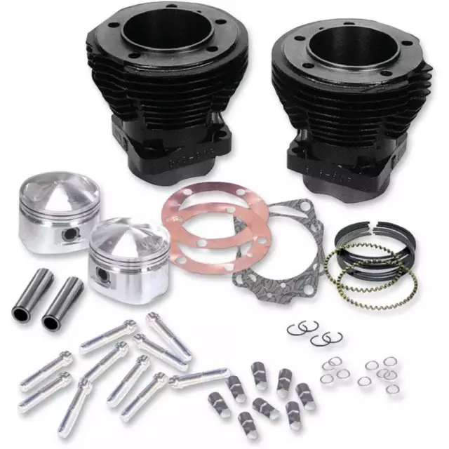 S&S Cycle Big Bore Cylinder and Stroker Piston Kit