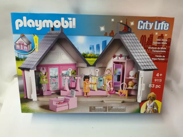PLAYMOBIL City life 9113  Boutique de mode transportable-Neuf scellé