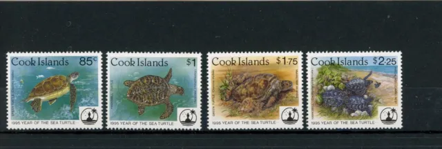 Cook Inseln 1442-1445 postfrisch Schildkröte #IN072