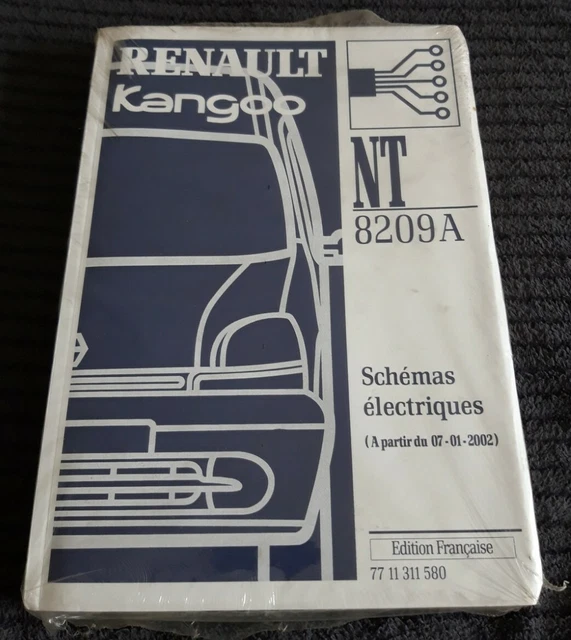 Manuel De Schémas électriques Renault Kangoo - Année 2000 - Référence NT8159 - Occasion - Pour Dépannage/réparation