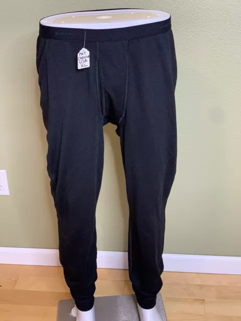 Patagonia Mens Capilene Midweight Baselayer Bottoms Size XL Black. Made In USA