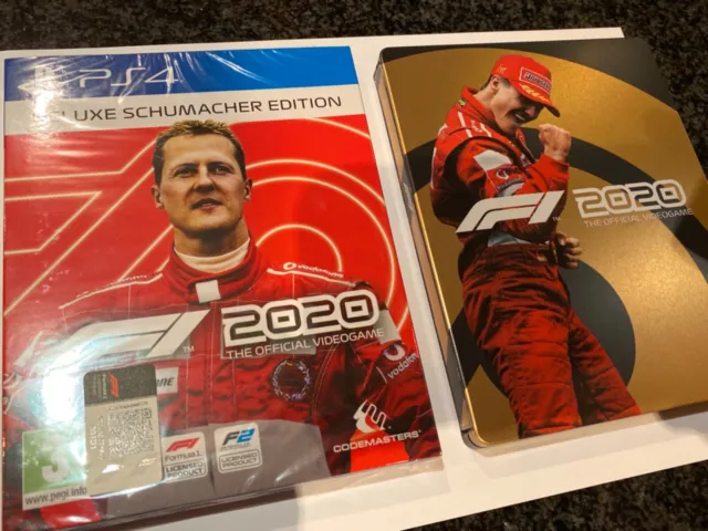 Michael Schumacher PS4 F1 Deluxe Ltd. Edition Day 1 Steelbook.(Reduced Price)