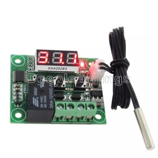 1PCS W1209 Digital thermostat Temperature Controler -50-110°C 12V +sensor