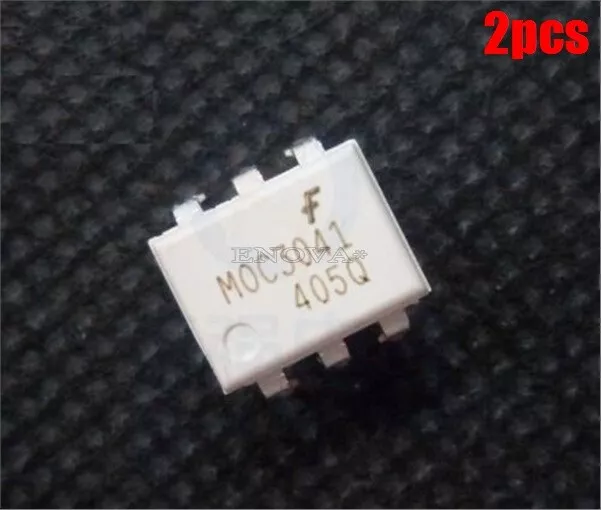 2Pcs MOC3041 Zero-Cross Triac Driver Dip Optoisolator Ic New ib