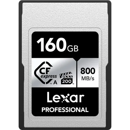 Lexar 160 GB Professional CFexpress Tipo A Plateado - 800 MB/s Velocidad máxima de lectura