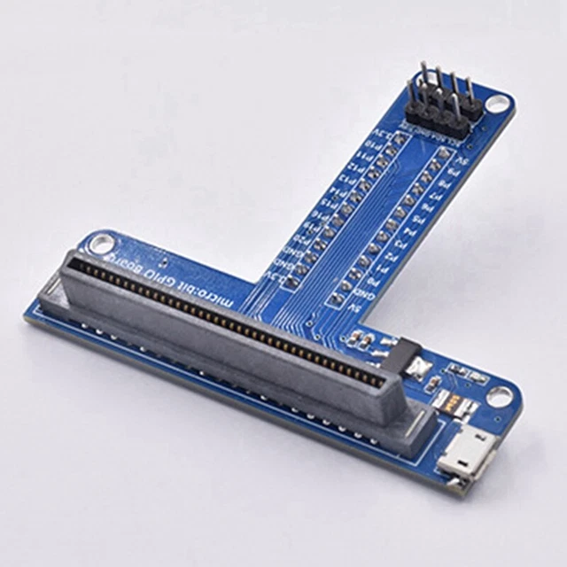 2X T-TYP ERWEITERUNG Adapter für Microbit Breadboard Python Grafische ...
