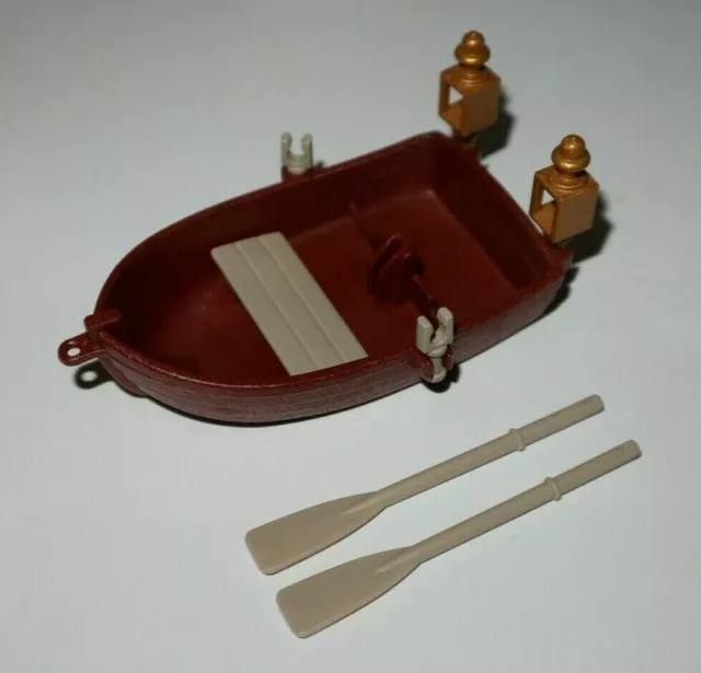 Playmobil Accessoire Pirate Barque Marron & Beige Paire de Rames + Lanternes