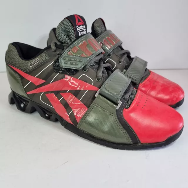 Reebok CrossFit U Form Women's 8 Weight Lifting Shoes Sneaker Red Black