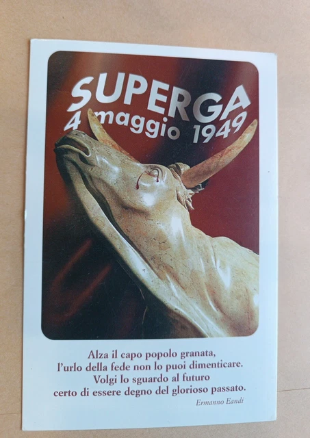 Cartolina Calcio - I Campioni Del Torino Caduti A Superga - KM143, Carte Postale Vintage
