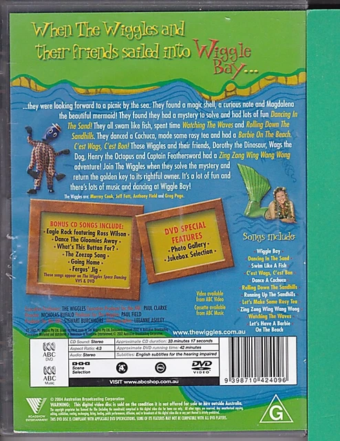 The Wiggles Wiggle Bay Dvd Cd 2004 Region 4 Original Cast M2 