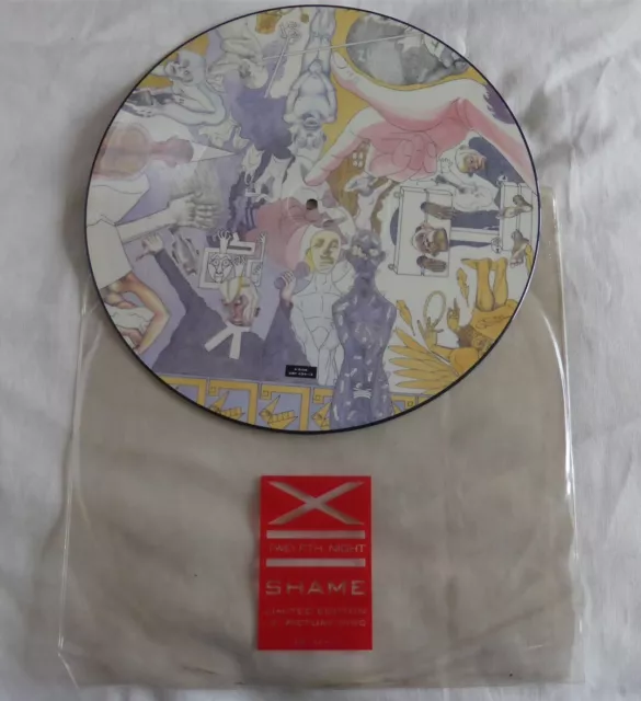 Twelfth Night - Shame (Ltd. Edition Pic Disc) ,Virgin ,1986 ,Cby 424-12, Ex/Vg+