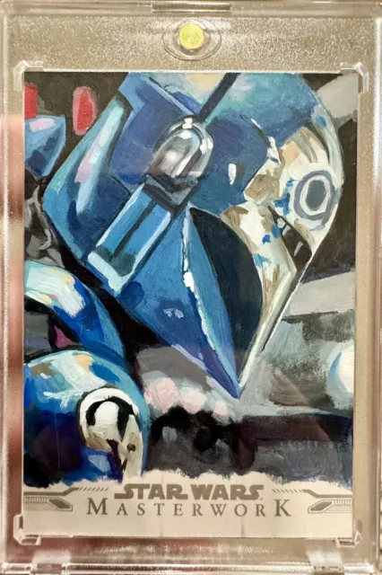 2021 Star Wars Masterwork Bo-Katan Kryze Sketch Card 1/1 Jonathan Beistline EPIC