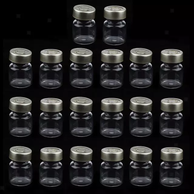 20pcs Empty Sealed Sterile Vials Containers For  Beauty