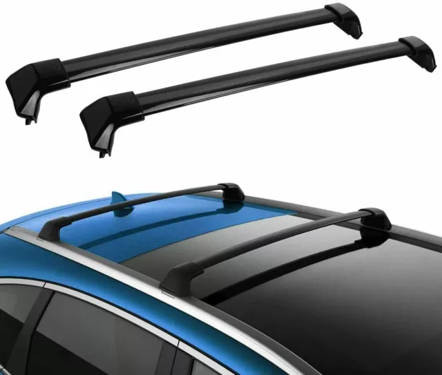 2Pcs Fit for Honda CRV CR-V 2012-2016 Aluminum Roof Rail Rack Cross Bar Crossbar