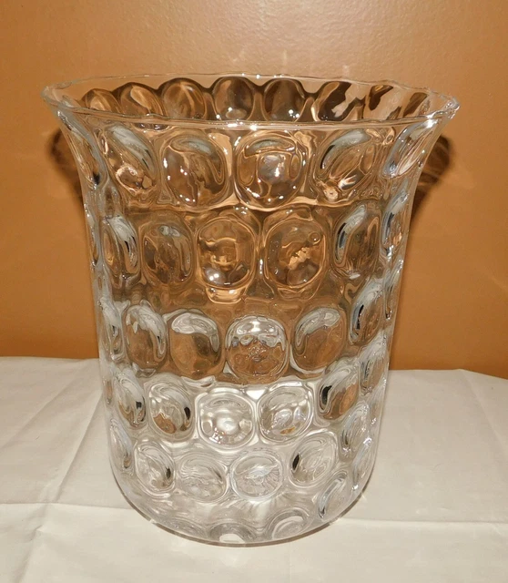 PARTYLITE GLASS LARGE Hurricane Candle Holder Replacement NIB (Verona
