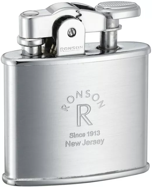 RONSON Classic Design Cigarette OIL Lighter STANDARD R02-0026