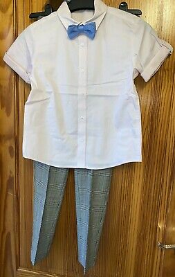 Boys  Monsoon Set Aged 9 Years New Tags  Shirt Trouser Bow Tie