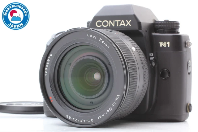 [Fast neuwertig] CONTAX N1 SLR-Filmkamera Carl Zeiss 24-85 mm f/3,5-4,5 aus...