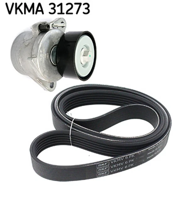 Set cinghie trapezoidali SKF VKMA 31273 per VW GOLF 7 5G1 BQ1 BE1 BE2 variante BA5 B8