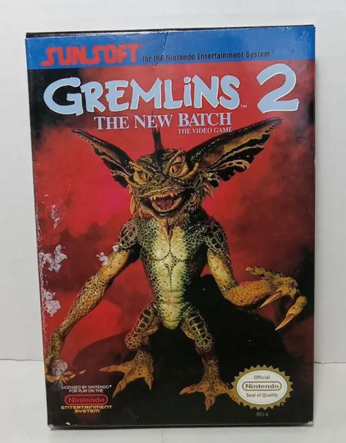 Gremlins 2: The New Batch (Nintendo NES) Box ONLY, No Game, Authentic