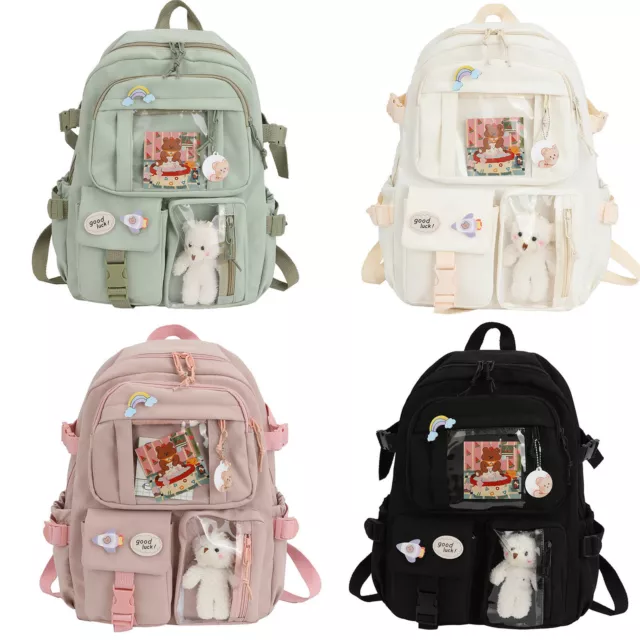 Cute Large Girl Teens Student kawaii Backpack Cartoon College Womens School Bags