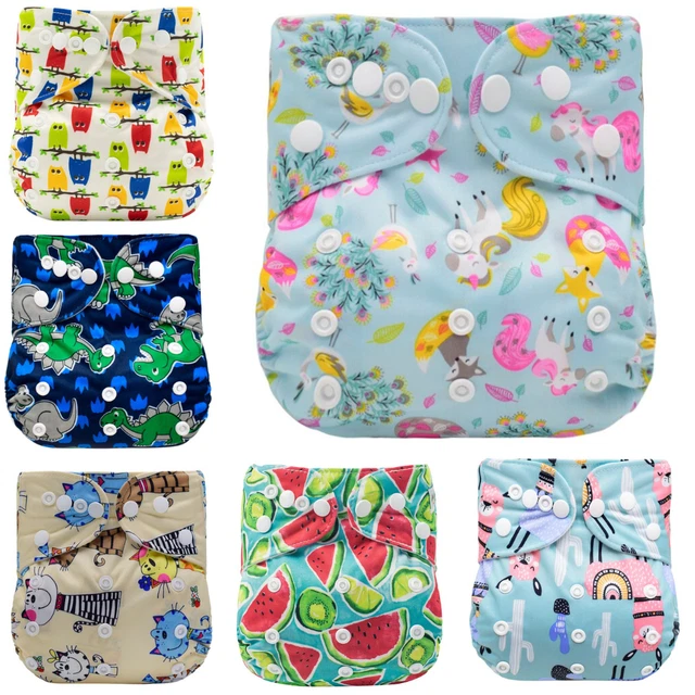 Cloth Diaper Cover Baby Adjustable Reusable Pocket Washable Waterproof Nappy 1Pc