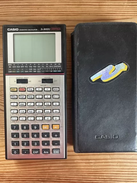 Casio fx-8000G scientific calculator Graphic LCD Taschenrechner