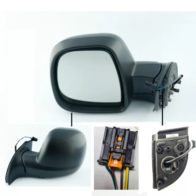 For Peugeot Partner 2019 onward LEFT HAND SIDE Complete Wing Mirror Unit