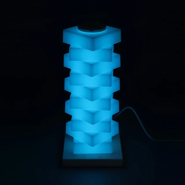 STACKABLE LED LAMP Energy Efficient RGB Touch Lamp For Bedroom £30.61
