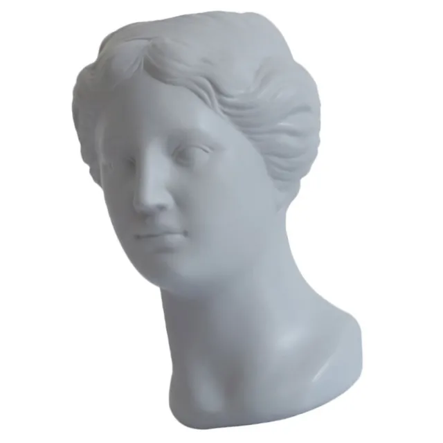 Dekorative Skulptur Pflanzer Porträt Vase Griechischen Skulptur Frau Topf