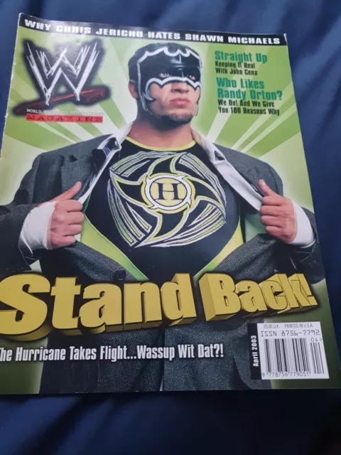 WWE MAGAZINE APRIL 2003 HURRICANE No Poster