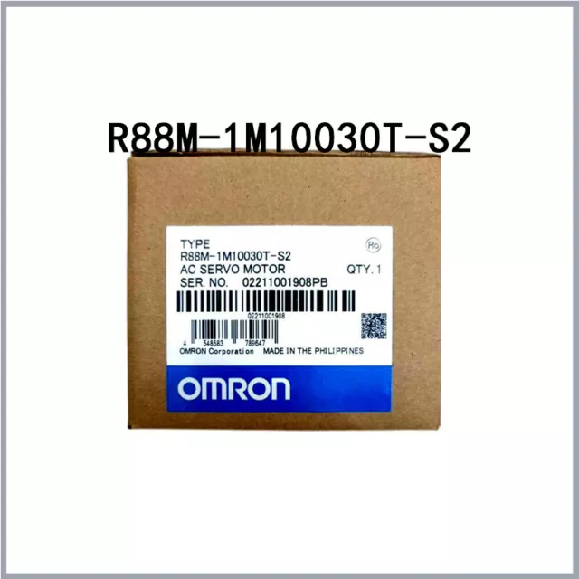 Omron 1 PIECE NEW Sealed ORIGINAL R88M-1M10030T-S2 R88M1M10030TS2 AC Servo Motor