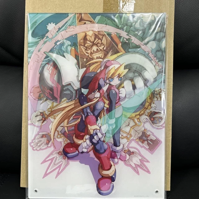 MEGA MAN ZERO Acrylic Art eCapcom Limited A4 Size Rockman ZX