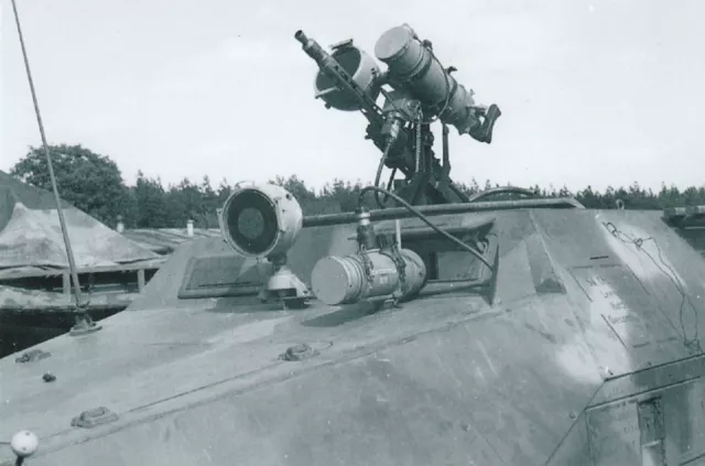 WW II German Photo ----Half Track With Night Vison Scope.. WW II German Photo ----Half Track With Night Vison Scope..