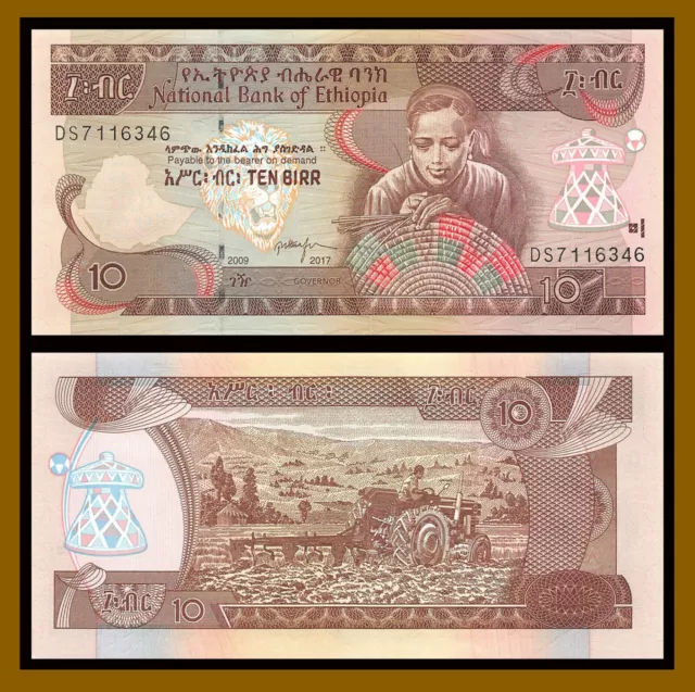 Ethiopia 10 Birr, 2017 P-48 Unc