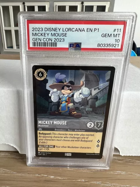 Disney Lorcana TCG Gamescom 2023 Promo Goofy Musketeer 12/P1 EN 1, IN HAND  NM