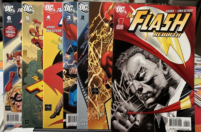 The Flash Rebirth #1 2 3 4 5 6 #1-6 Geoff Johns, Ethan Van Sciver