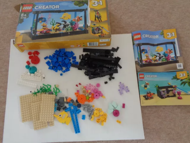 Lego 31122 Creator 3 in 1 Fish Tank NOT COMPLETE SPARES OR ADD ON