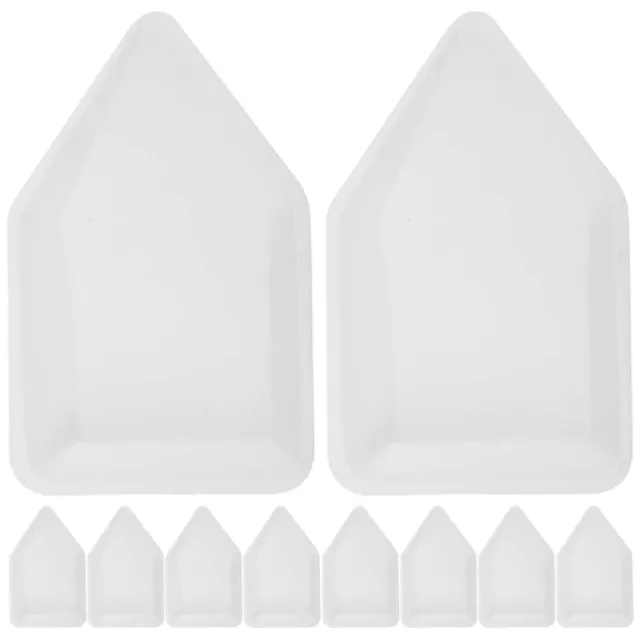 Mini Measuring Boats Dish - Pack of 10 Plastic Pour Boats for Accurate Weighing