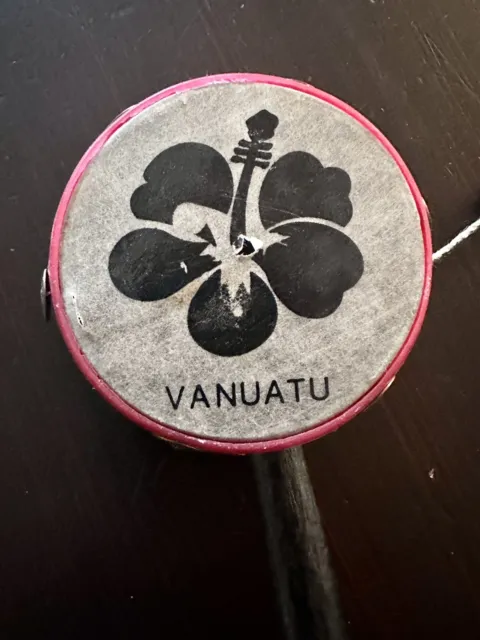 Vanuatu Pencil Drum, From A 2002  Trip To The South Pacific “Cannibal” Islands