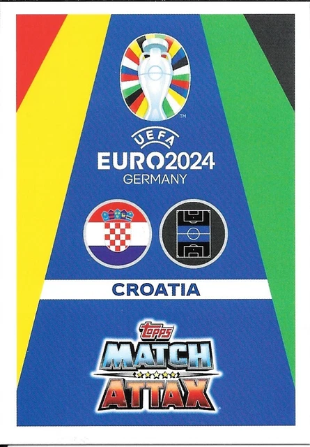 Carte Topps Now Euro 2024 – Luka Modric Croatie Violet – 11/25 – Limitée
