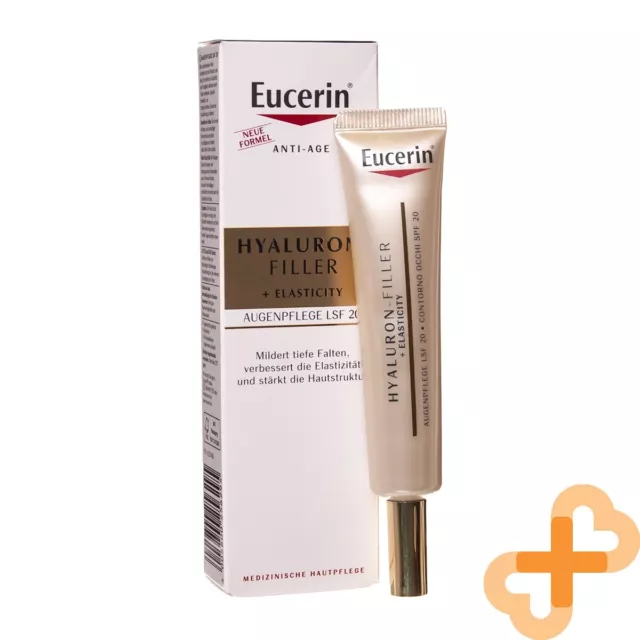 Eucerin Hyaluron Remplissage + Élasticité Eye Crème 15ml SPF15 Hydratante Ride