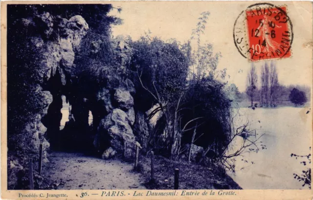 CPA PARIS 12e-Bois de Vincennes-Le Lac Daumesnil-Entrée de la Grotte (322737)