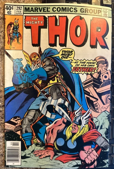 the MIGHTY THOR #292 1980 1st APPEARANCE EYE OF ODIN MARVEL BRONZE NEWSSTAND