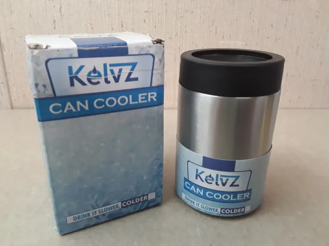 Enfriador de latas Kelvz lata o botella de acero inoxidable
