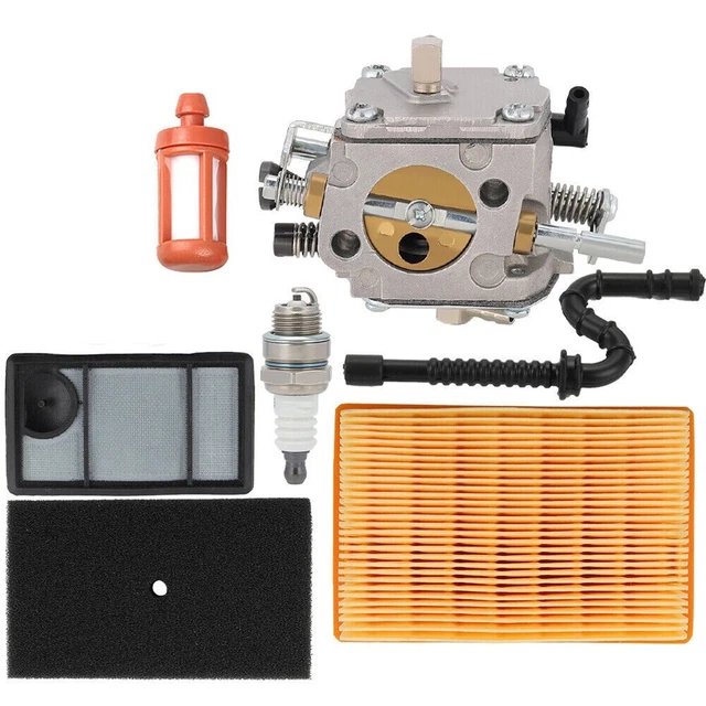 Kit De Réparation Carburateur Pour Tronçonneuse Stihl 024 026 MS260 – Filtre, Joints, Bougie, Tuyaux Inclus