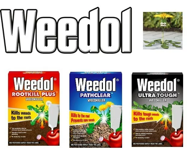 Weedol Weedkiller Weedol Rootkill & Weedol Pathclear Weedol Ultra Tough Tubes