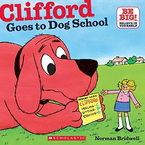 Clifford Goes to Dog School by Norman Bridwell Paperback Book The Cheap Fast