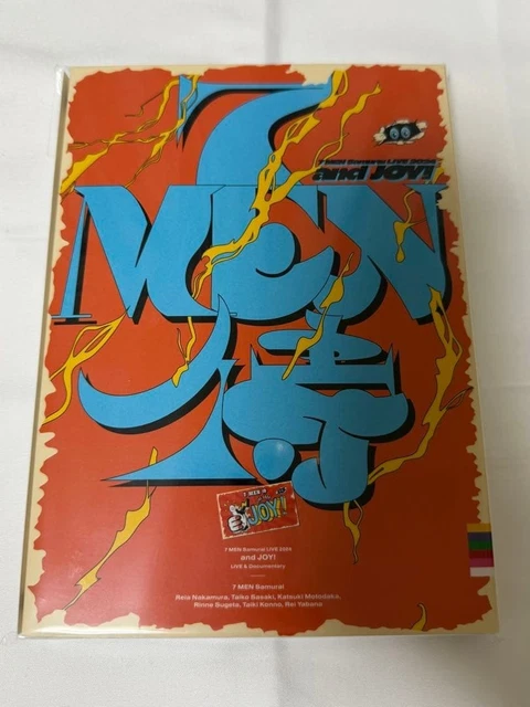 7 MEN SAMURAI & JOY! Blu-ray Sticker, Unopened, 7 Members, Japan